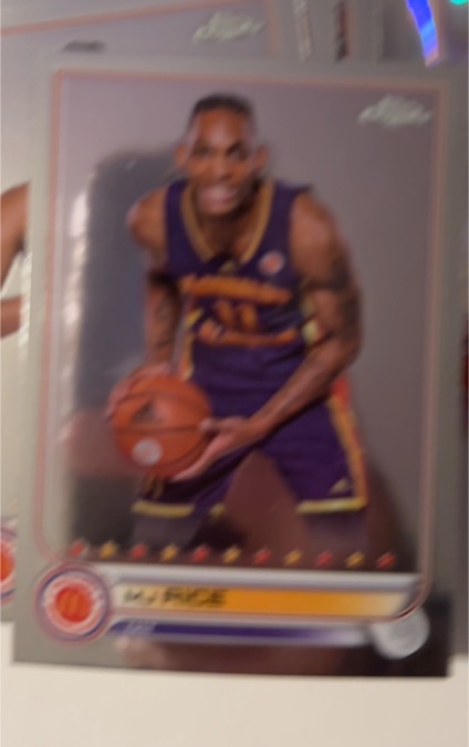 2022 Topps Chrome McDonald’s All American #7 M.J. Rice — front