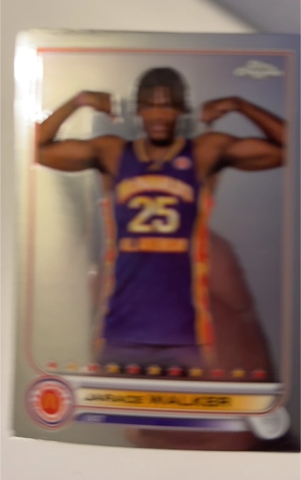 2022 Topps Chrome McDonald's All American #25 Jabari Walker — front