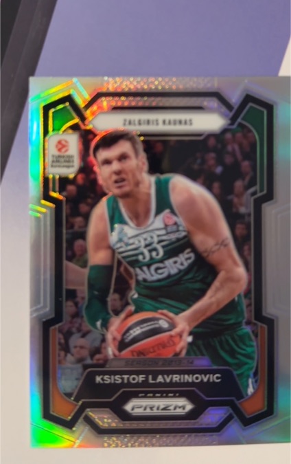 2023-24 Panini Prizm Euroleague #193 Ksistof Lavrinovic — front