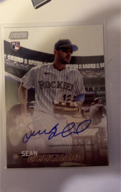 2023 Topps Stadium Club #SCBA-SB Sean Bouchard — front