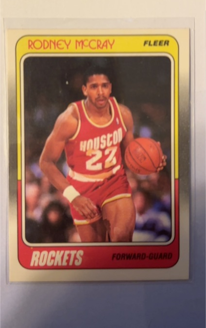 1988-89 Fleer #52 Rodney McCray — front
