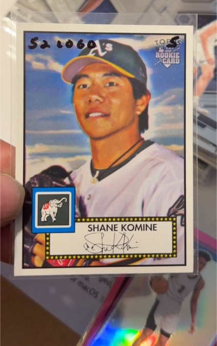 2006 Topps #52 Shane Komine — front