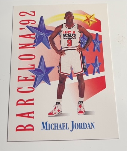 1992 Skybox #534 Michael Jordan Barcelona '92 — front