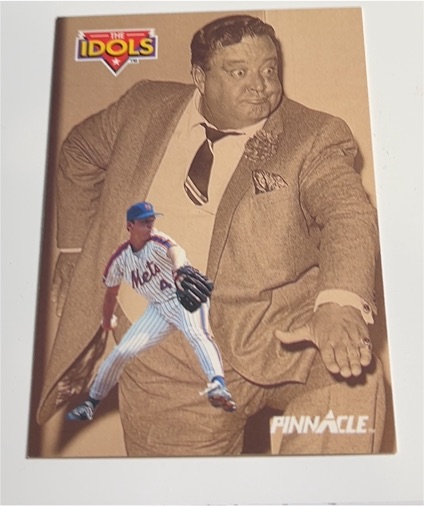 1992 Pinnacle #590 David Cone / Jackie Gleason — front