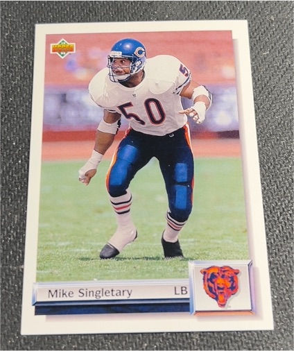 1992 Upper Deck Gold #G32 Mike Singletary — front