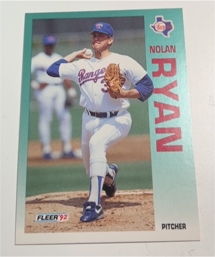 1992 Fleer #320 Nolan Ryan — front