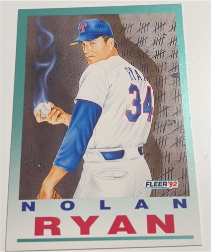 1992 Fleer #710 Nolan Ryan — front