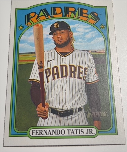 2021 Topps Heritage #137 Fernando Tatis Jr. — front