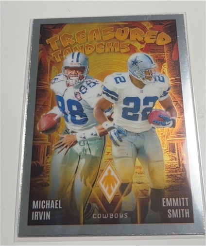 2024 Panini Phoenix #TT-DAL Emmitt Smith / Michael Irvin Treasured Tandems — front