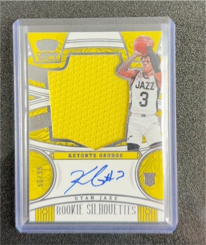 2023-24 Panini Crown Royale #50 Keyonte George Rookie Silhouettes — front