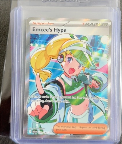 2023 Pokémon Sv10: Destined Rivals #220 Emcee's Hype — front
