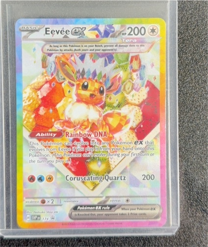 2024 Pokémon TCG #224 Eevee ex SAR — front