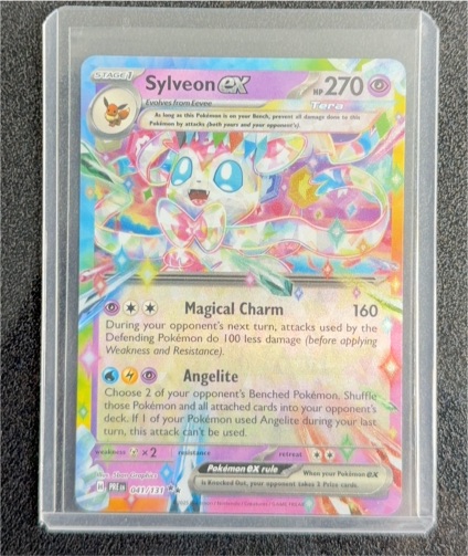 2022 Pokémon Scarlet & Violet Prismatic Evolutions #041 Sylveon ex — front