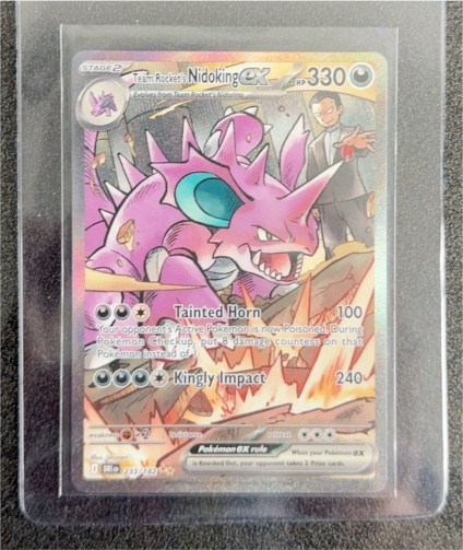 Team Rocket's Nidoking ex SAR 126/098 Glory of Team Rocket — front