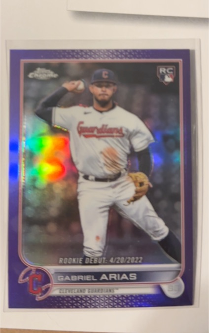 2022 Topps Chrome Update #USC14 Gabriel Arias — front