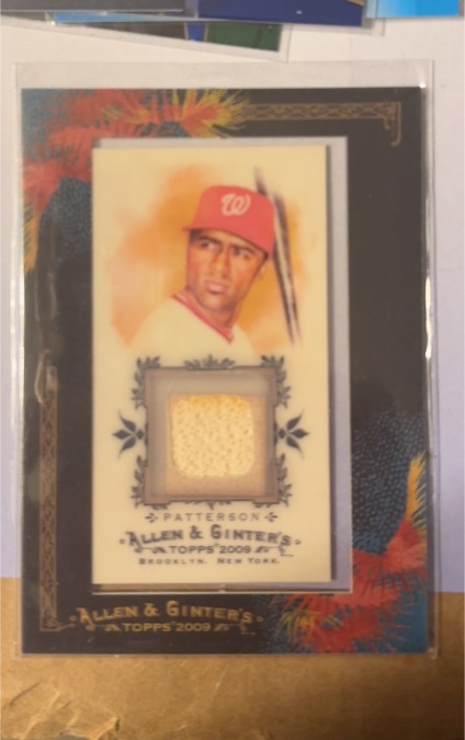 2009 Topps Allen and Ginter Relics #CP Corey Patterson Bat — front