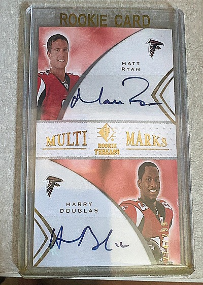 2008 Upper Deck SP Rookie Threads #MMD-22 Matt Ryan / Harry Douglas — front
