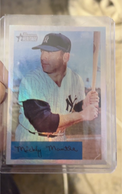 1954 Bowman Heritage Mickey Mantle — front