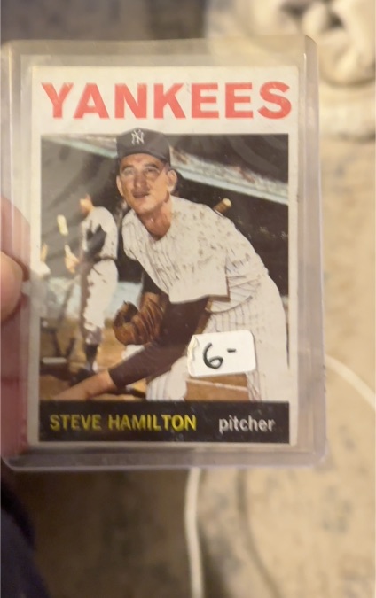 1964 Topps #206 Steve Hamilton — front