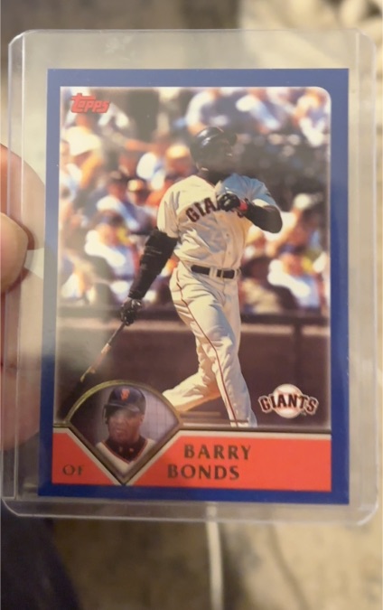 2003 Topps #396 Barry Bonds — front