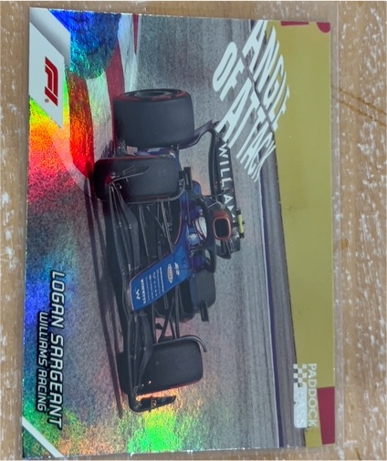 2024 Topps Paddock Pass Formula 1 #AA-20 Logan Sargeant Angle of Attack — front