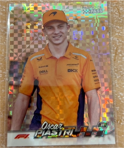 2024 Topps Paddock Pass Formula 1 #8 Oscar Piastri — front