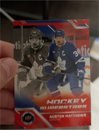 2025 Upper Deck National Hockey Card Day #NHCD-11 Auston Matthews — front