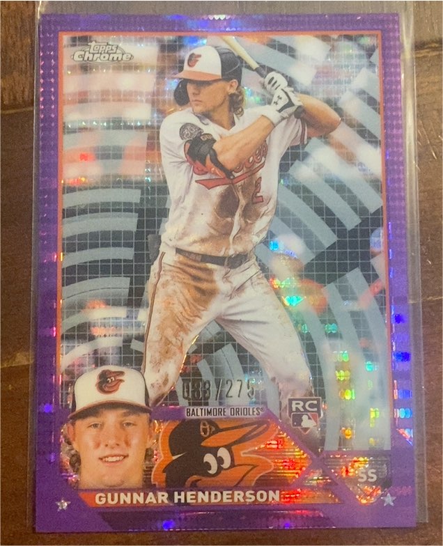 2023 Topps Chrome #2 Gunnar Henderson — front