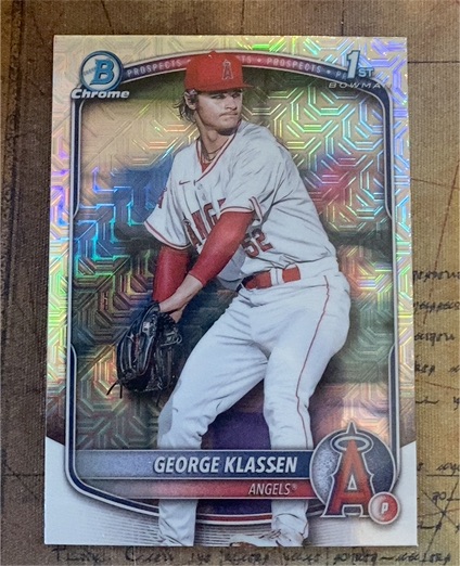 2025 Bowman Chrome #BCP-63 George Klassen — front