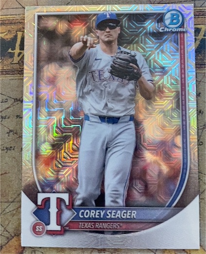 2025 Bowman Chrome #38 Corey Seager — front