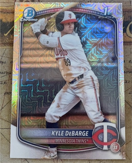 2025 Bowman Chrome #BCP-139 Kyle DeBarge — front