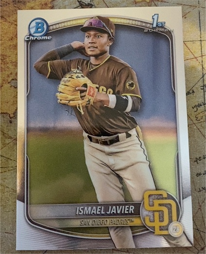 2025 Bowman Chrome #BCP-52 Ismael Javier — front