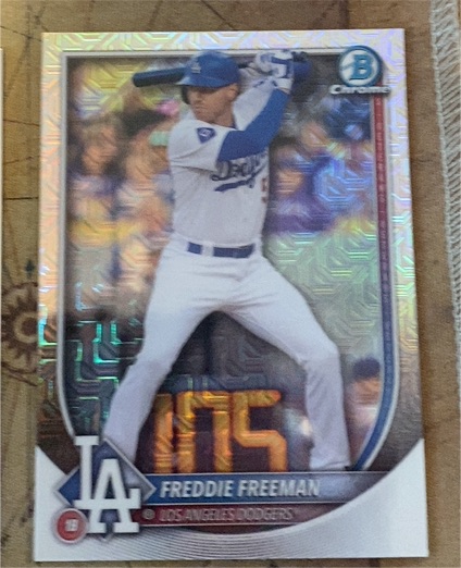 2025 Bowman #5 Freddie Freeman — front