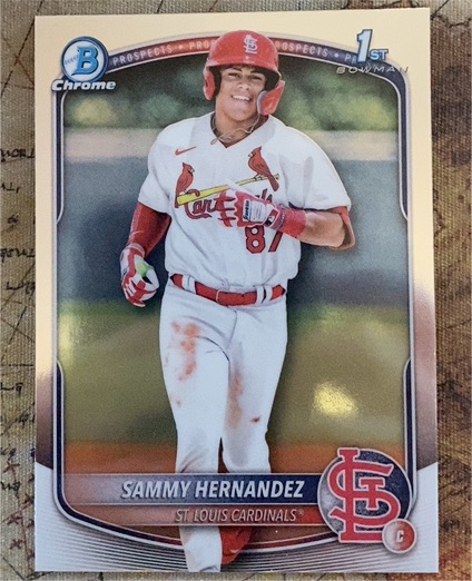 2025 Bowman Chrome #BCP-66 Sammy Hernandez — front