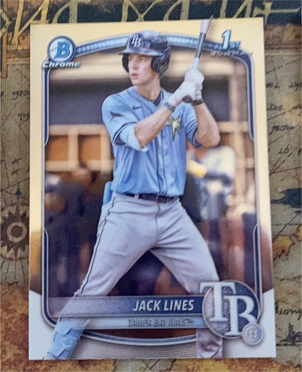 2025 Bowman Chrome Prospects #BCP-64 Jack Lines — front