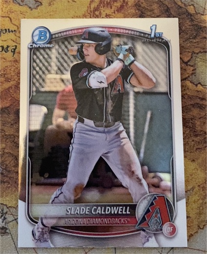 2025 Bowman Chrome #BCP-21 Slade Caldwell — front
