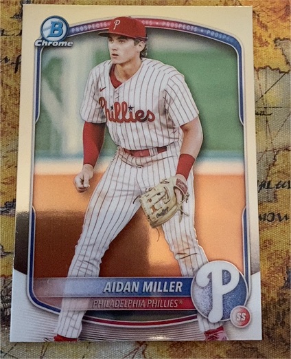 2025 Bowman Chrome #BP-54 Aidan Miller — front
