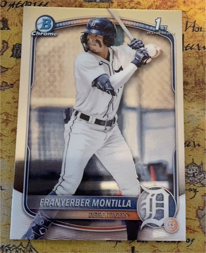 2025 Bowman Chrome #BCP-5 Franyerber Montilla — front