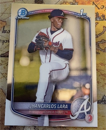 2025 Bowman Chrome #BCP-126 Jhancarlos Lara — front