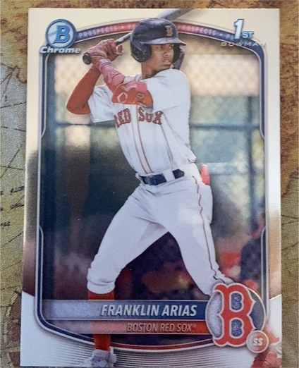 2025 Bowman Chrome #BCP-67 Franklin Arias — front