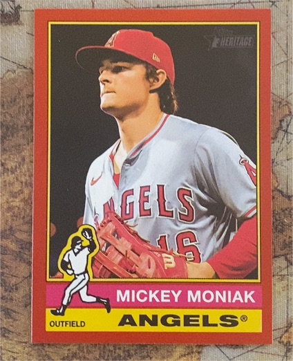 2025 Topps Heritage #337 Mickey Moniak — front