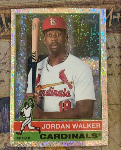 2025 Topps Heritage #451 Jordan Walker — front