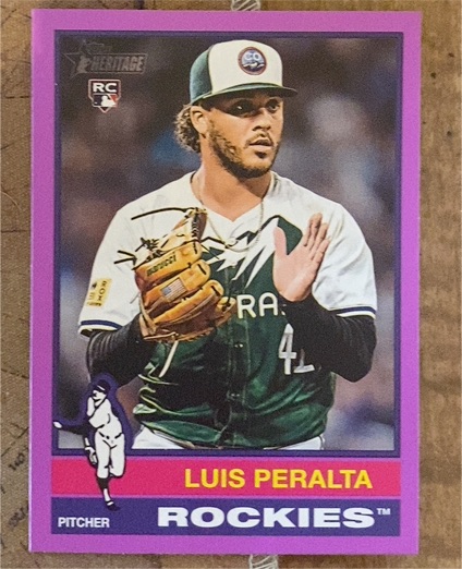 2025 Topps Heritage #176 Luis Peralta — front