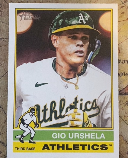 2025 Topps Heritage #25 Gio Urshela — front