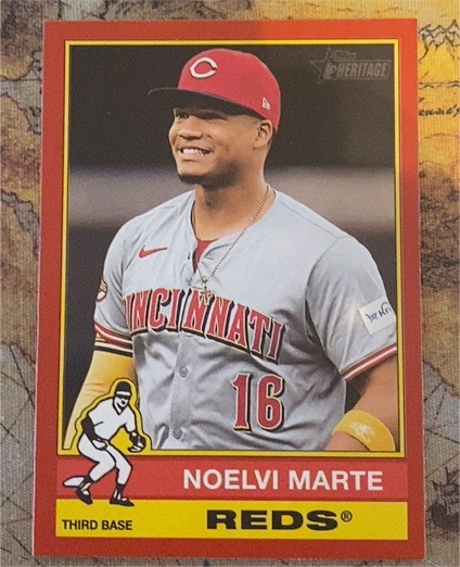 2025 Topps Heritage #43 Noelvi Marte — front