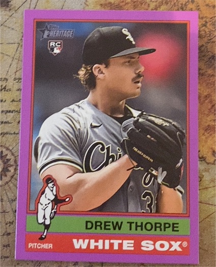 2025 Topps Heritage #334 Drew Thorpe — front