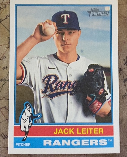 2025 Topps Heritage #463 Jack Leiter — front