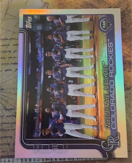2025 Topps Series 2 #486 Colorado Rockies Team Card — front