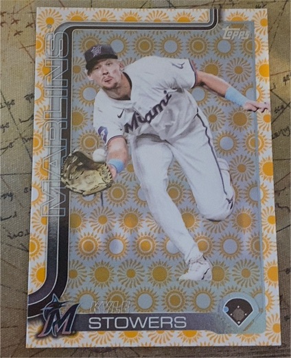 2025 Topps Series 2 #399 Kyle Stowers Holiday Sun — front
