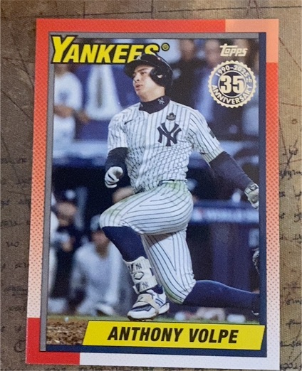 2025 Topps Series 2 #90B2-43 Anthony Volpe — front